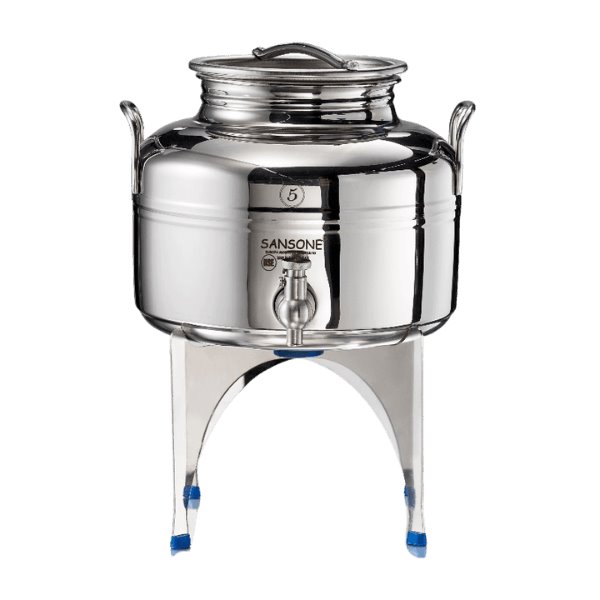 Contenitore in acciaio inox per acqua